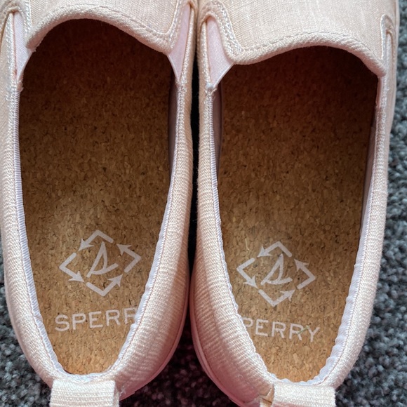Sperry pink sparkle slip on shoes - Picture 3 of 9